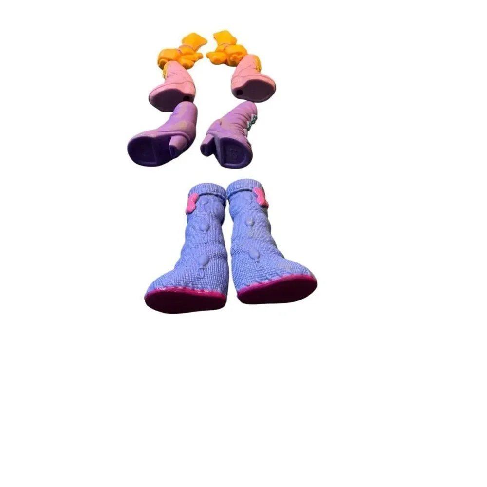 My Little Pony MLP Equestria Girls Doll Shoes Boots Lot of 4 Pairs